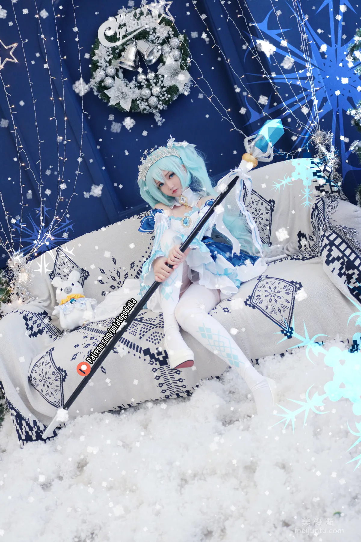 Coser小姐姐Potato Godzilla - Snow Miku18