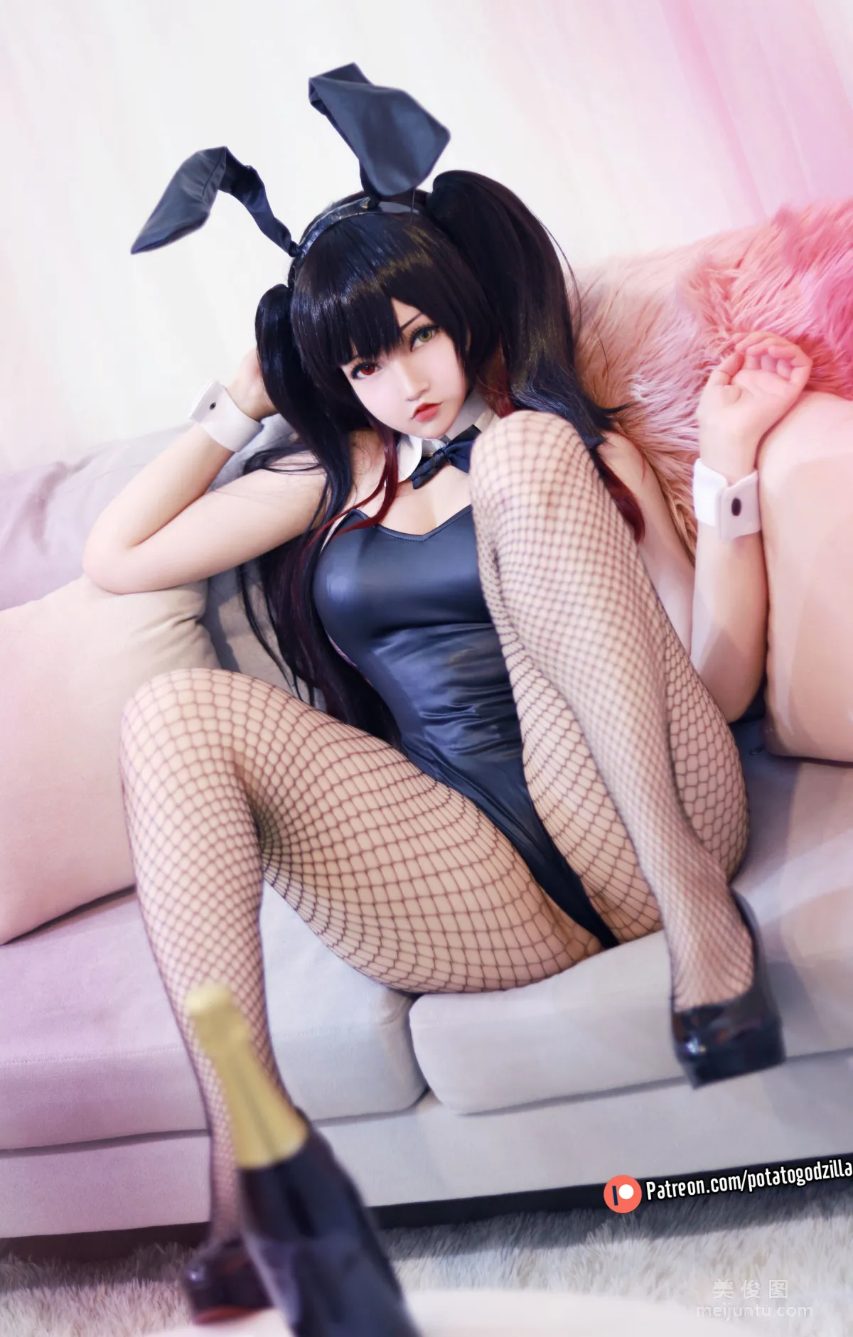 [COS福利] Potato Godzilla - Kurumi Tokisaki Bunny Girl12