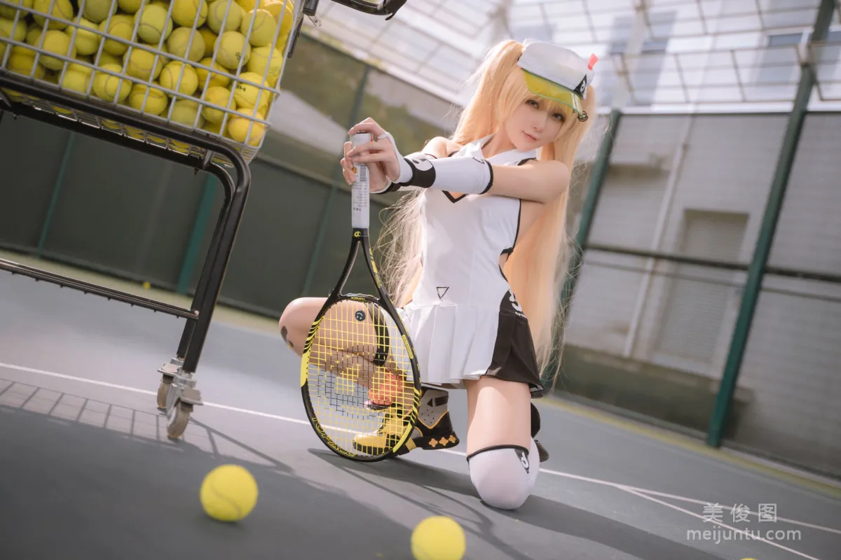[COS福利] 阿包也是兔娘 - 贝奇网球服3