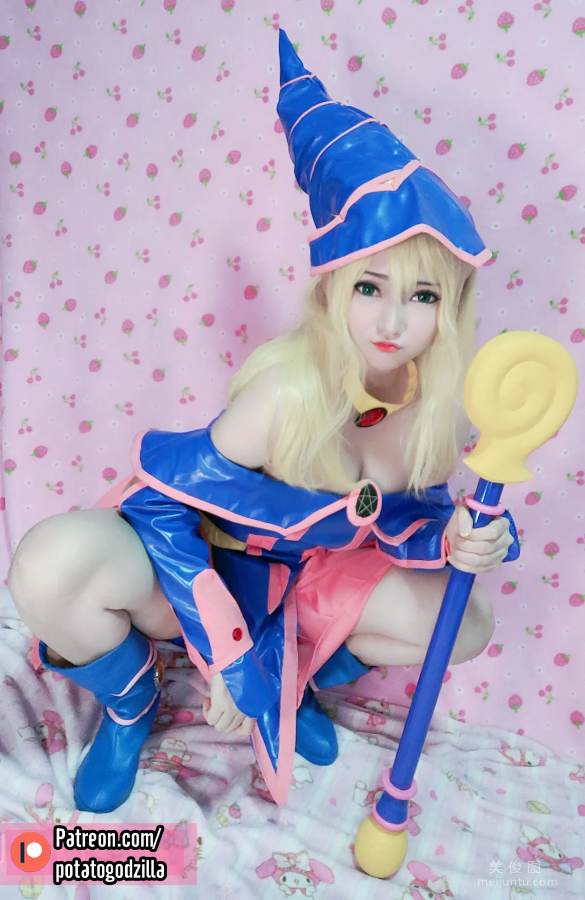 Coser小姐姐Potato Godzilla - Dark Magician Girl5