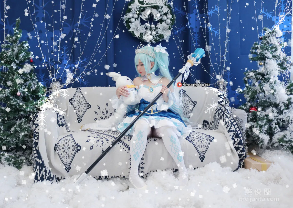 Coser小姐姐Potato Godzilla - Snow Miku19