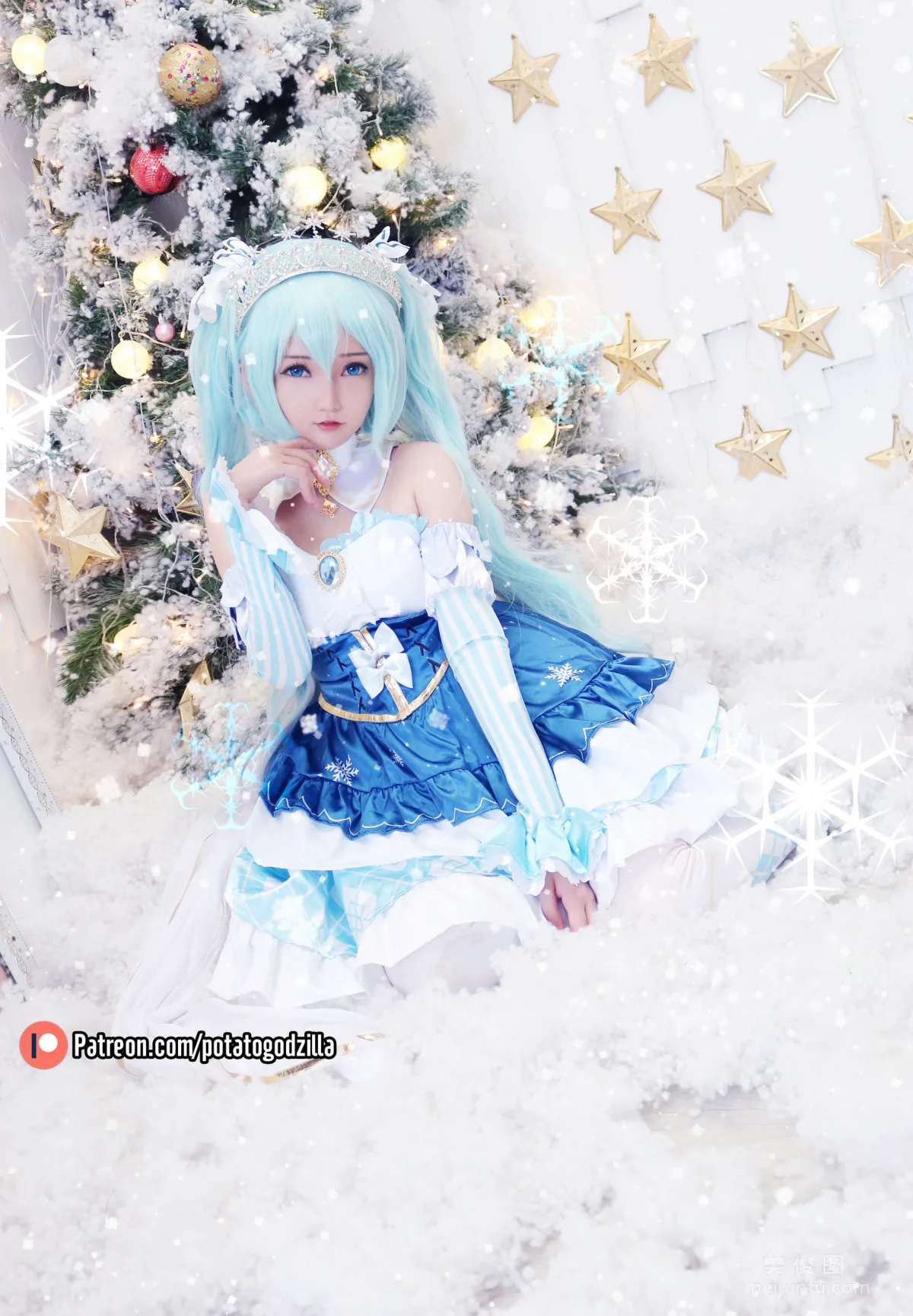 Coser小姐姐Potato Godzilla - Snow Miku25