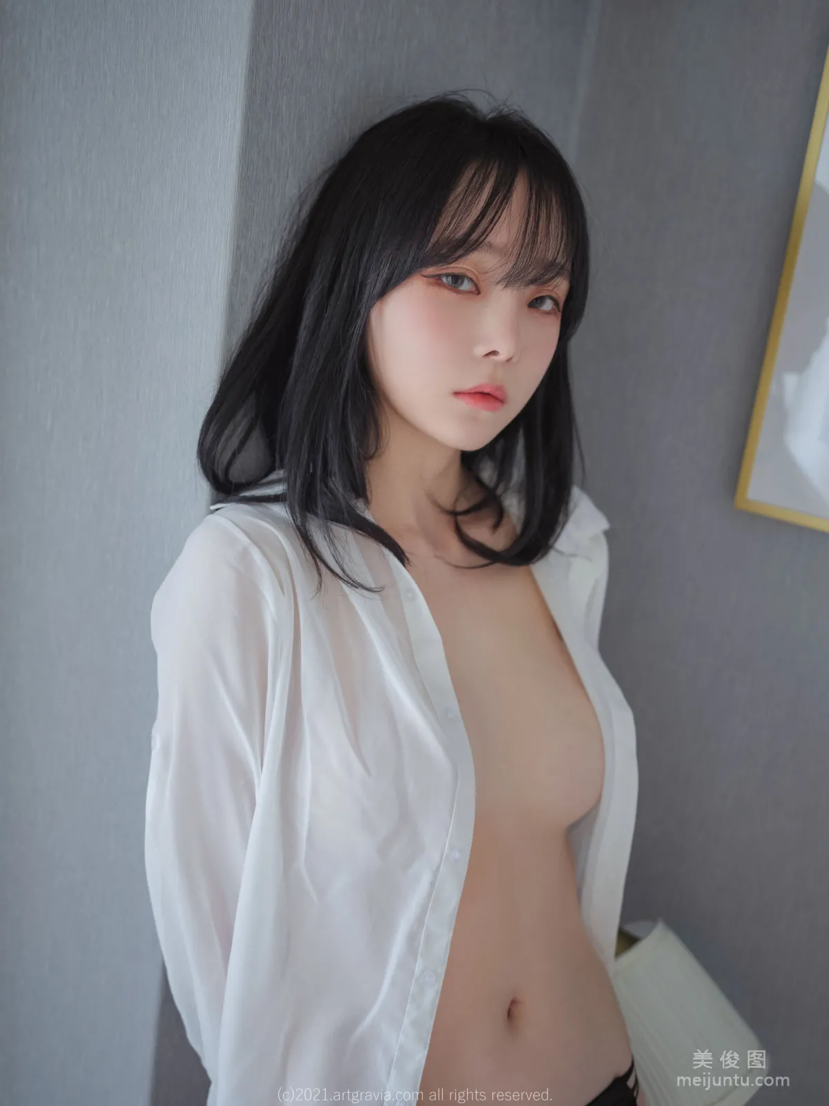 [ARTGRAVIA] VOL.261 Ming Sunha - 白衬衫女友居家诱惑18
