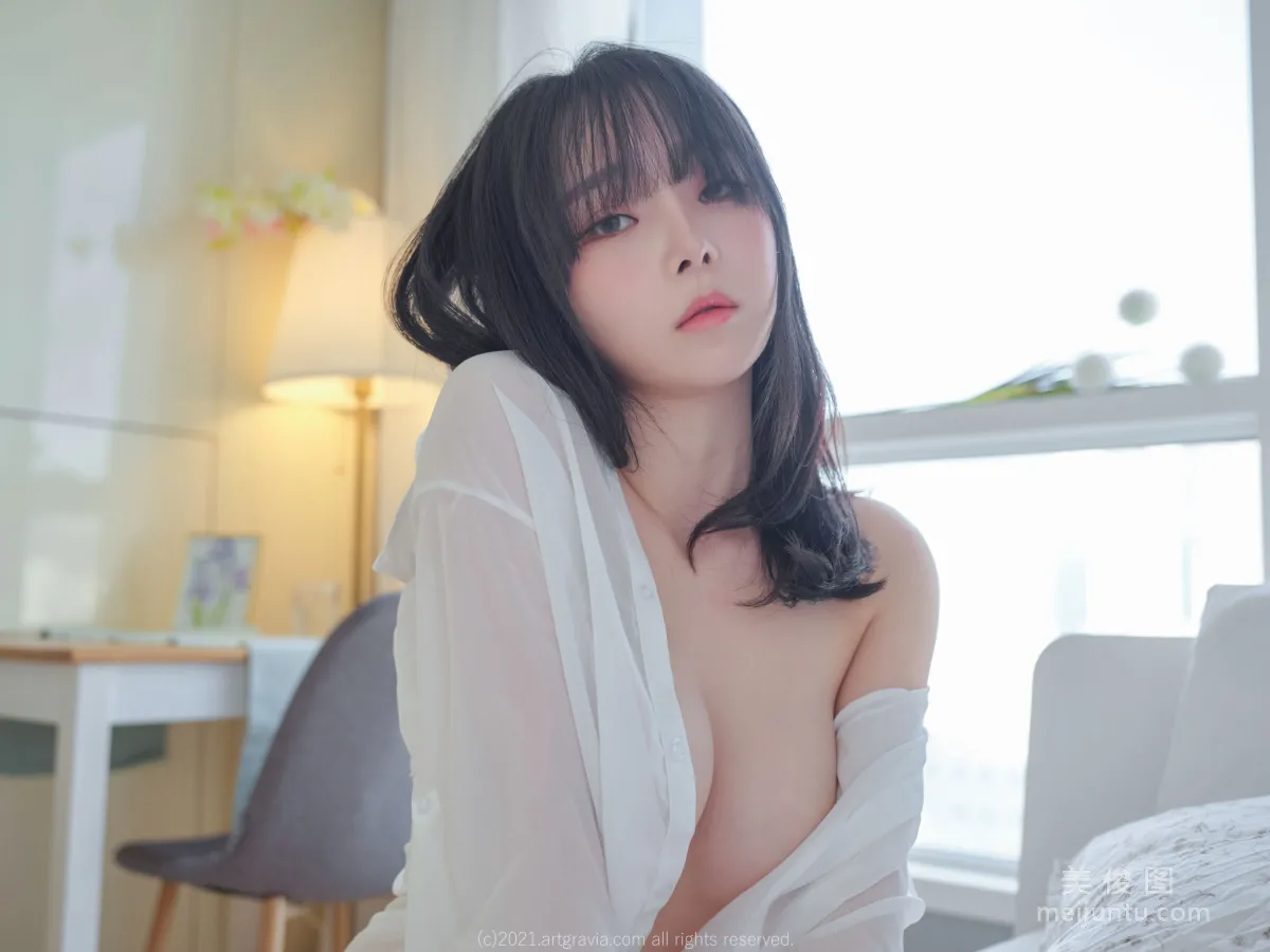 [ARTGRAVIA] VOL.261 Ming Sunha - 白衬衫女友居家诱惑14