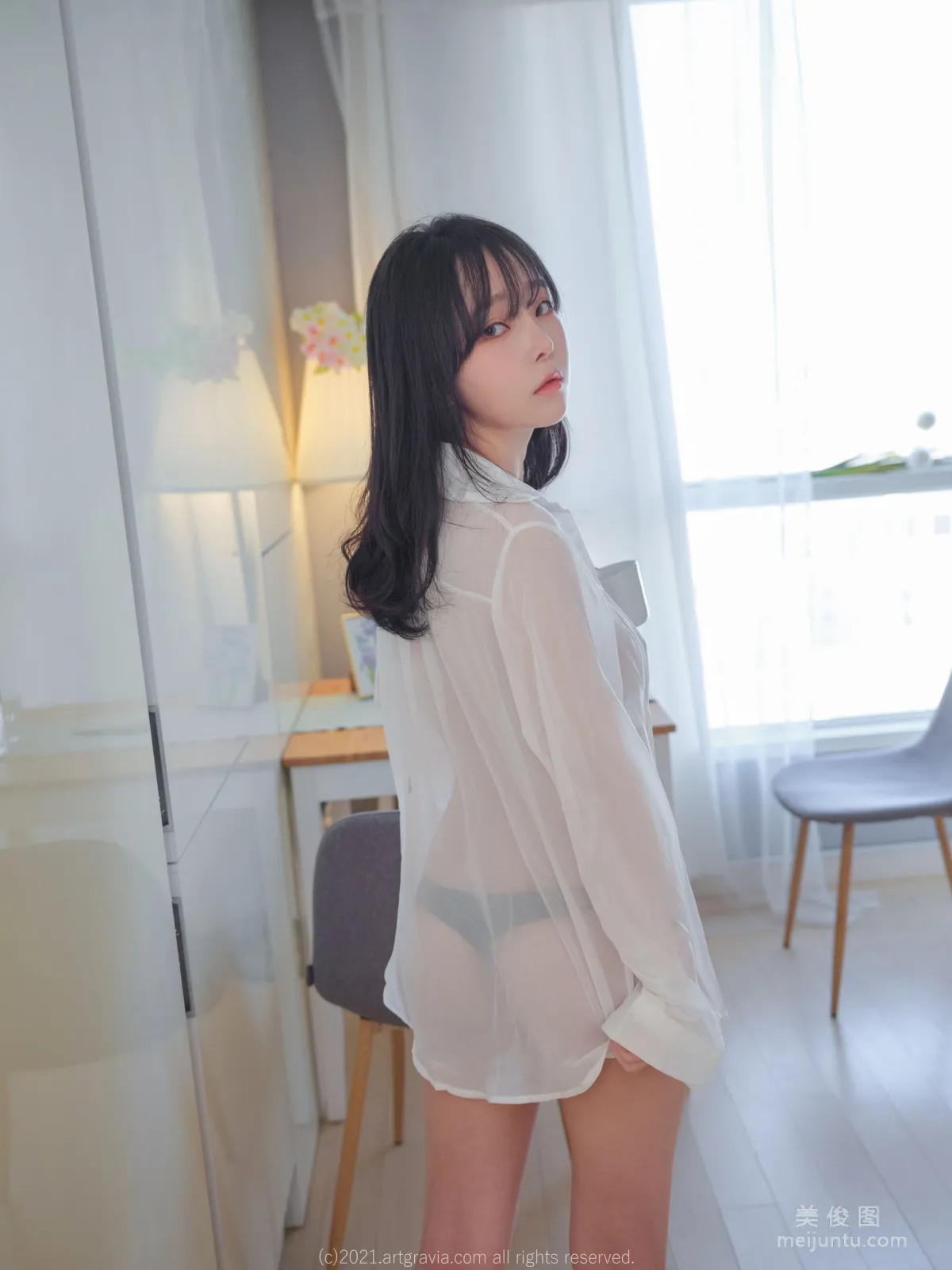 [ARTGRAVIA] VOL.261 Ming Sunha - 白衬衫女友居家诱惑3