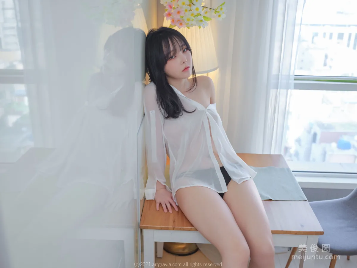 [ARTGRAVIA] VOL.261 Ming Sunha - 白衬衫女友居家诱惑10