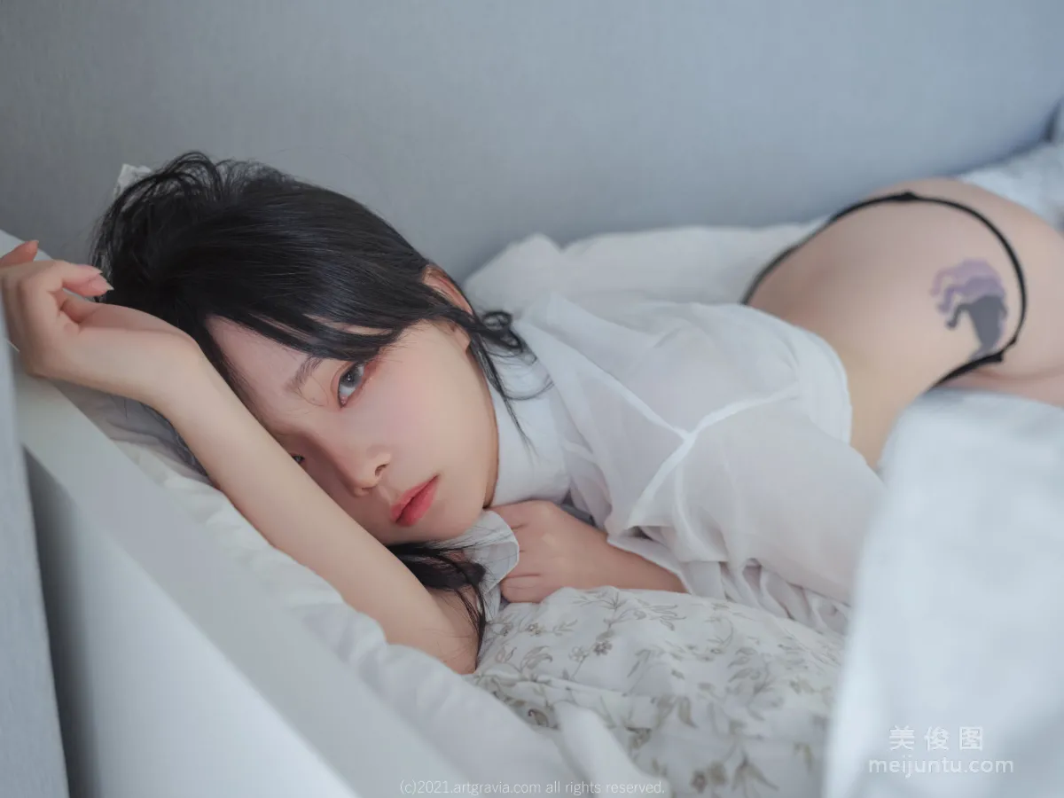 [ARTGRAVIA] VOL.261 Ming Sunha - 白衬衫女友居家诱惑33