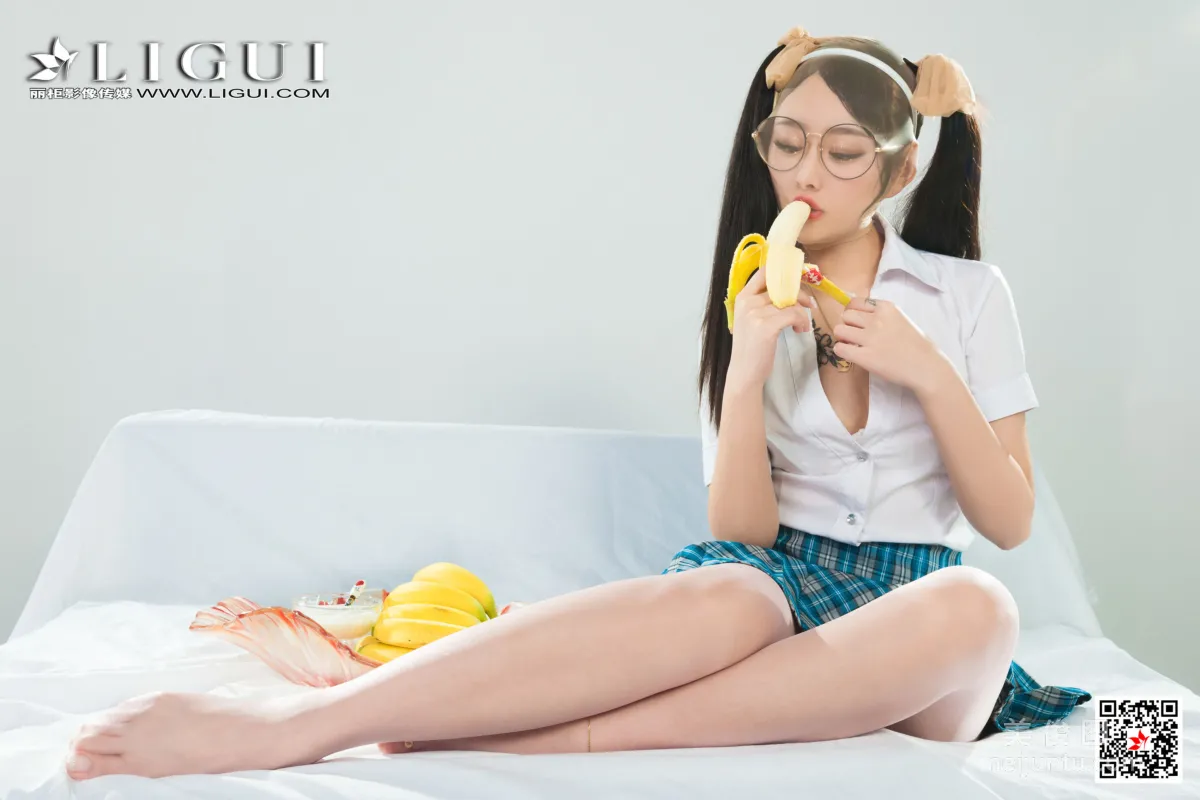 [丽柜Ligui] 网络丽人 Model 小熊 《奶蕉丝颜》27