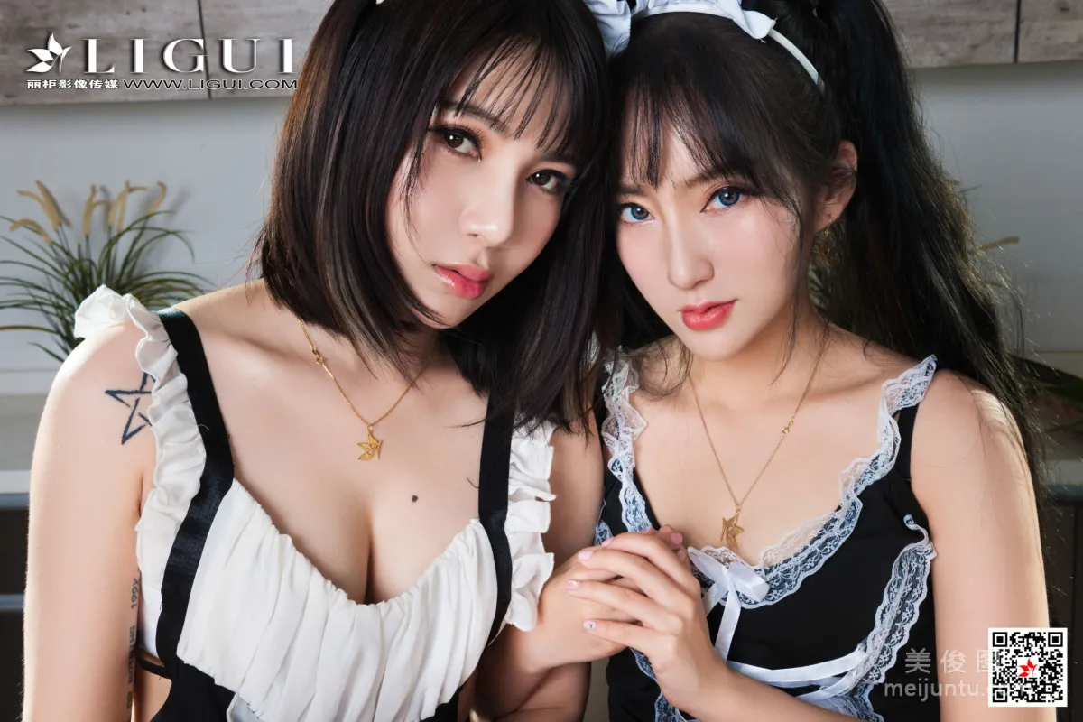 [丽柜Ligui] Model 小七&汐汐 《双生花-香莲粽情》31