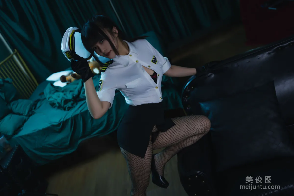 [COS福利] 洛璃LoLiSAMA - 超S女警 写真套图19