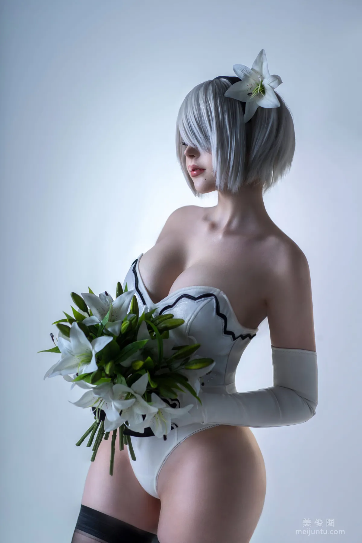 国外美女SayaTheFox - 2B Floral3