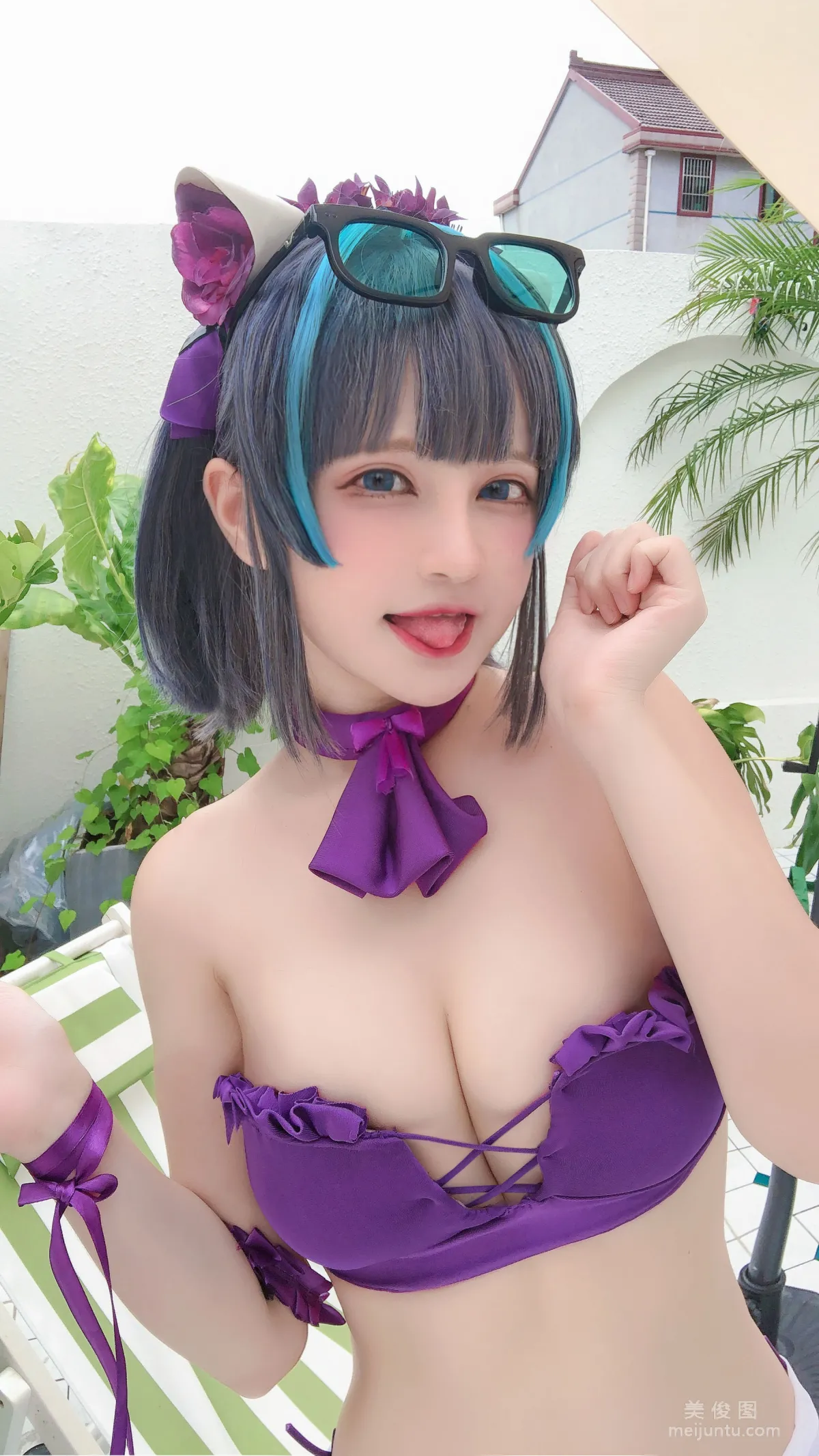 [COS福利] 千夜未来（Senya Miku）- 柴郡电子 写真套图32