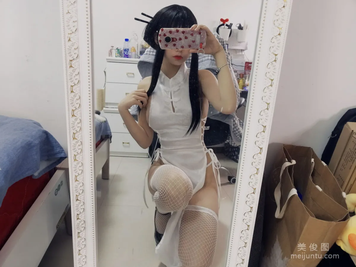 [网红COSER] 猫君君MaoJun - 绑带旗袍4