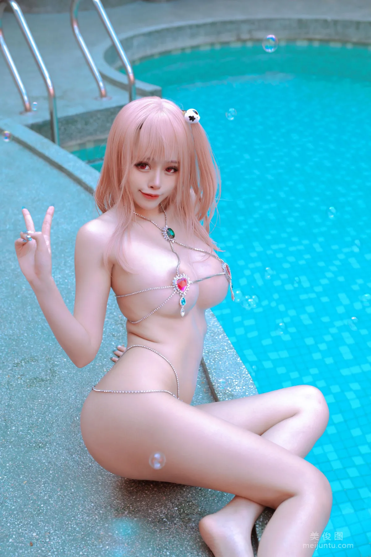 [网红COSER] 日本性感萝莉Byoru - Honoka Fortune Swimsuit23