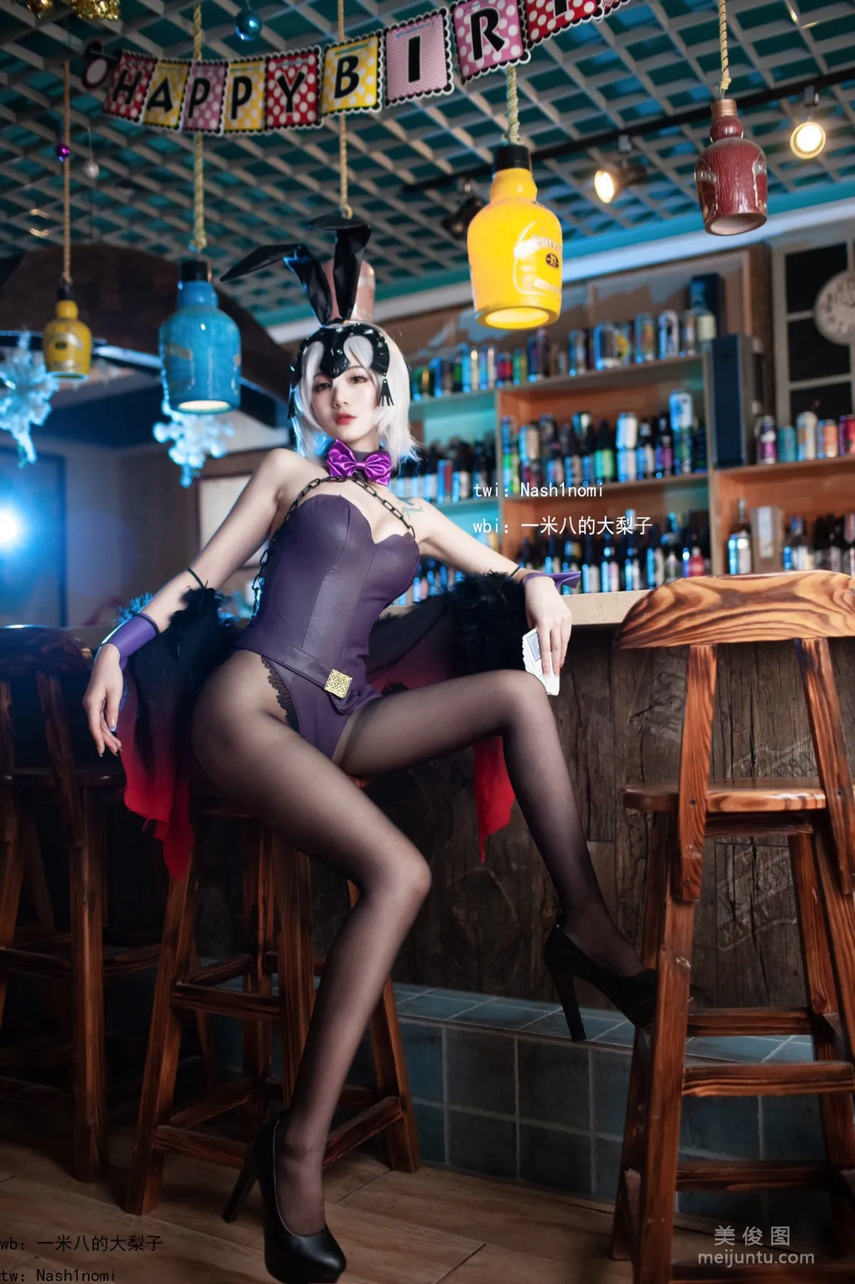 [网红COSER] 一米八的大梨子 - 黑贞兔女郎6