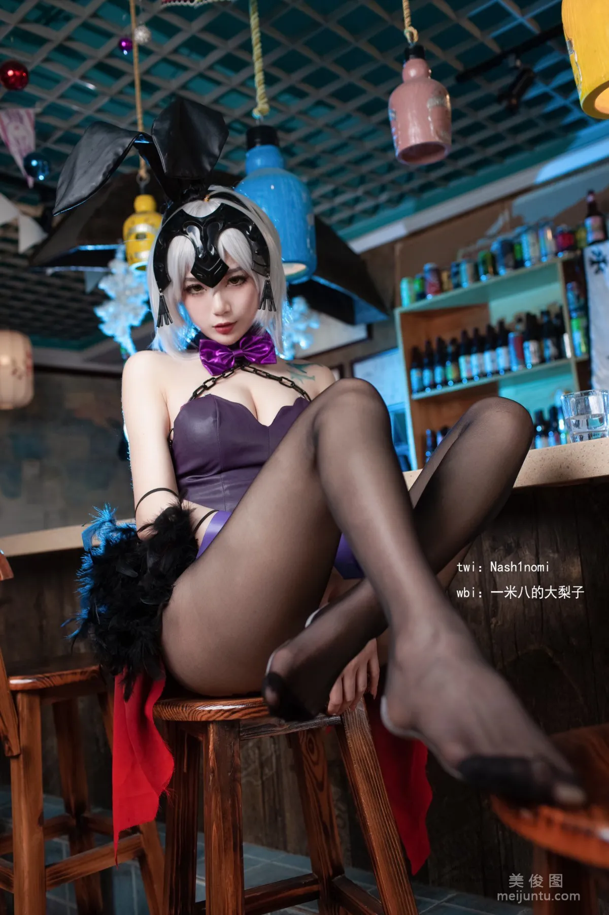 [网红COSER] 一米八的大梨子 - 黑贞兔女郎5