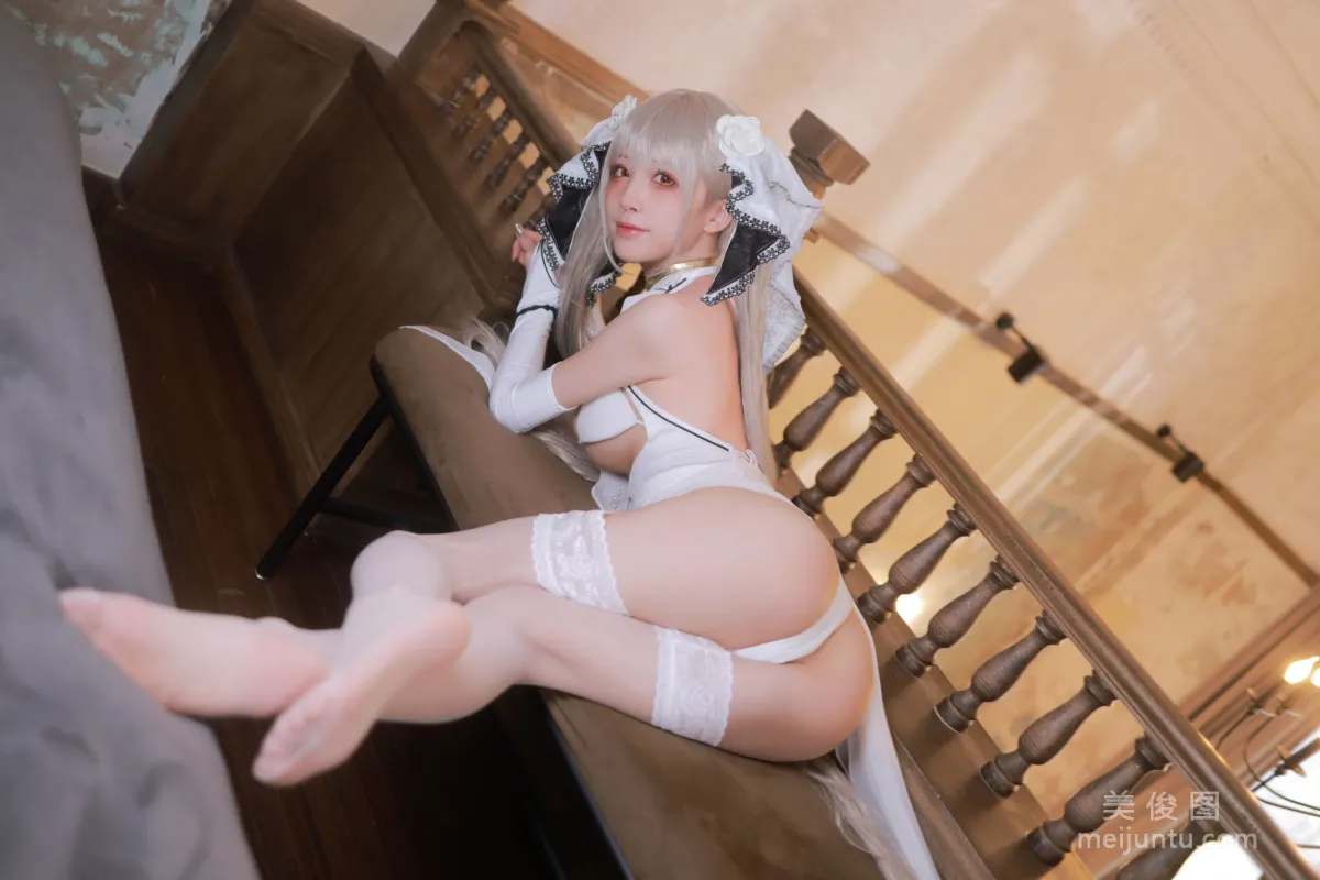 [网红COSER] 动漫博主水淼aqua - 碧蓝航线 可畏 礼服28