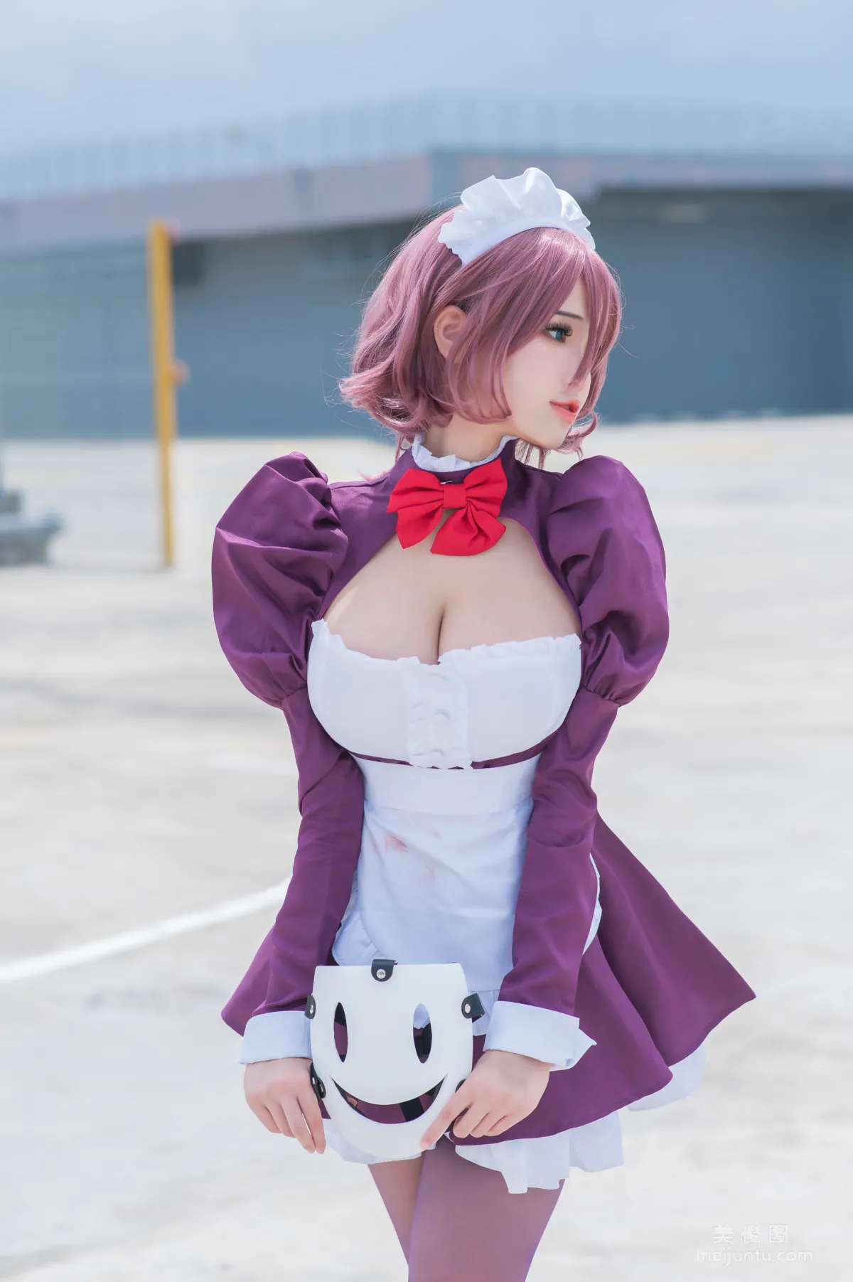 [网红COSER] 花リリ(Plant Lily) - Maid Mask10