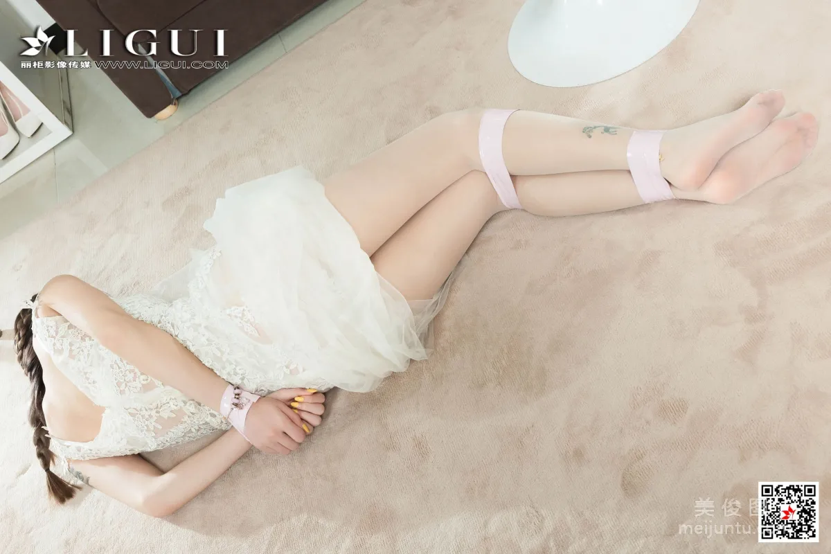 Model 甜甜《白丝婚纱美束》 [丽柜Ligui] 写真集48