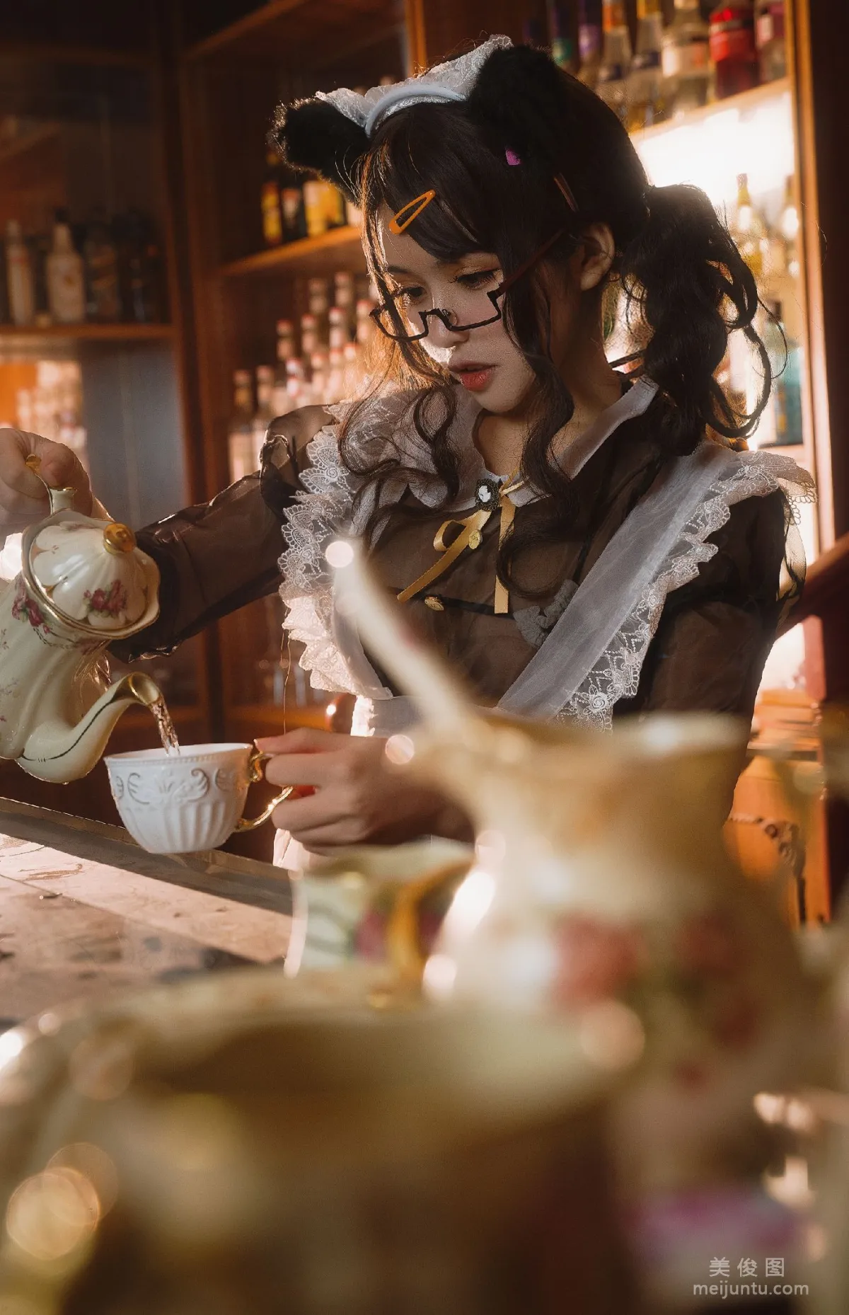 [COS写真]  一笑芳香沁 - 透明女仆14