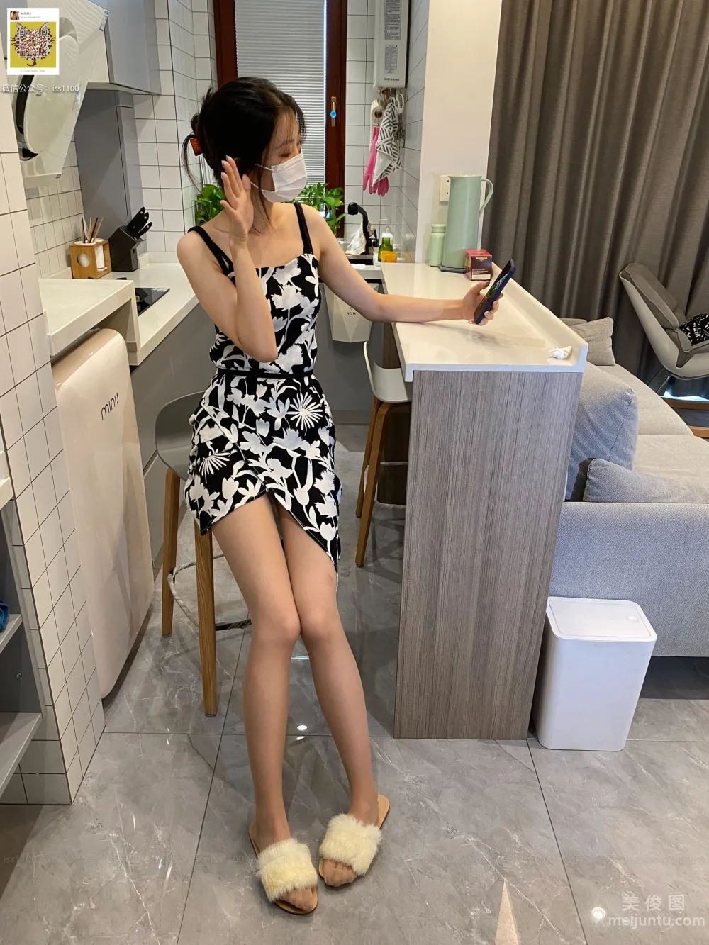 [ISS系列]  美晗 厨娘肉色连裤袜 写真套图34