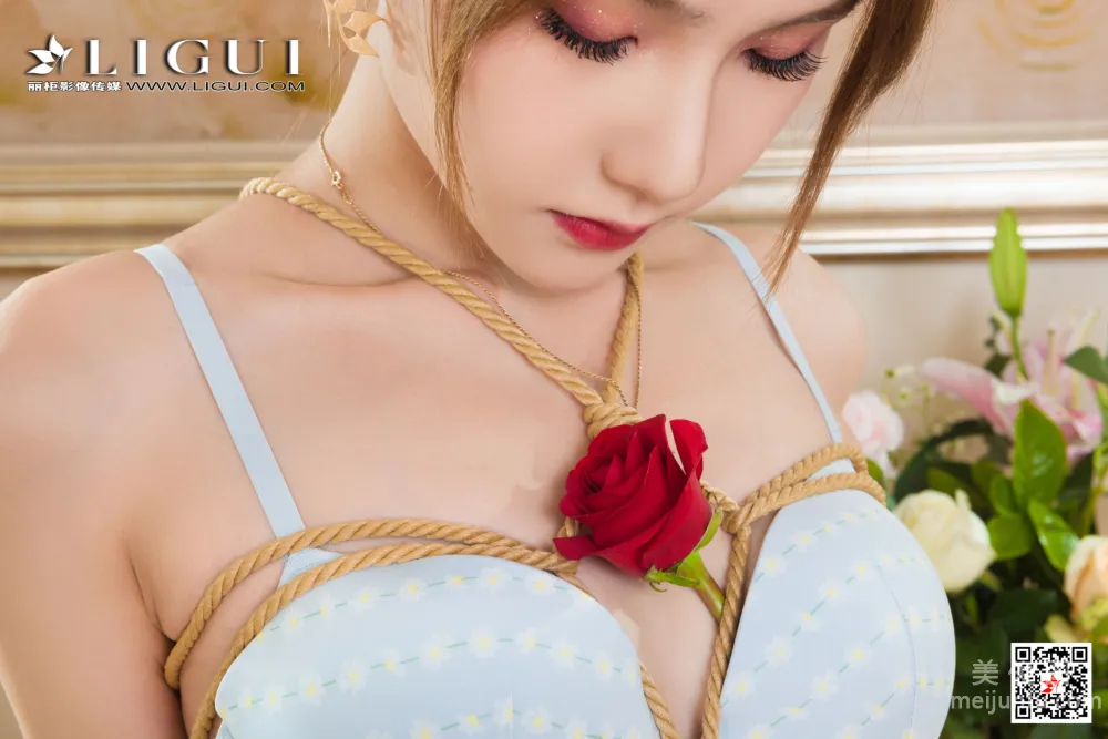 [丽柜Ligui] 网络丽人 Model 心心 《龟缚花蕊》  写真套图48