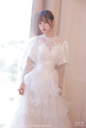 [秀人XIUREN] No.3671 奈沐子 - 唯美动人的白色婚纱系列