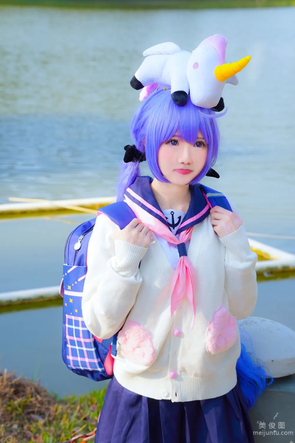 [网红COSER写真] Sally Dorasnow - Unicorn JK Set 套图15