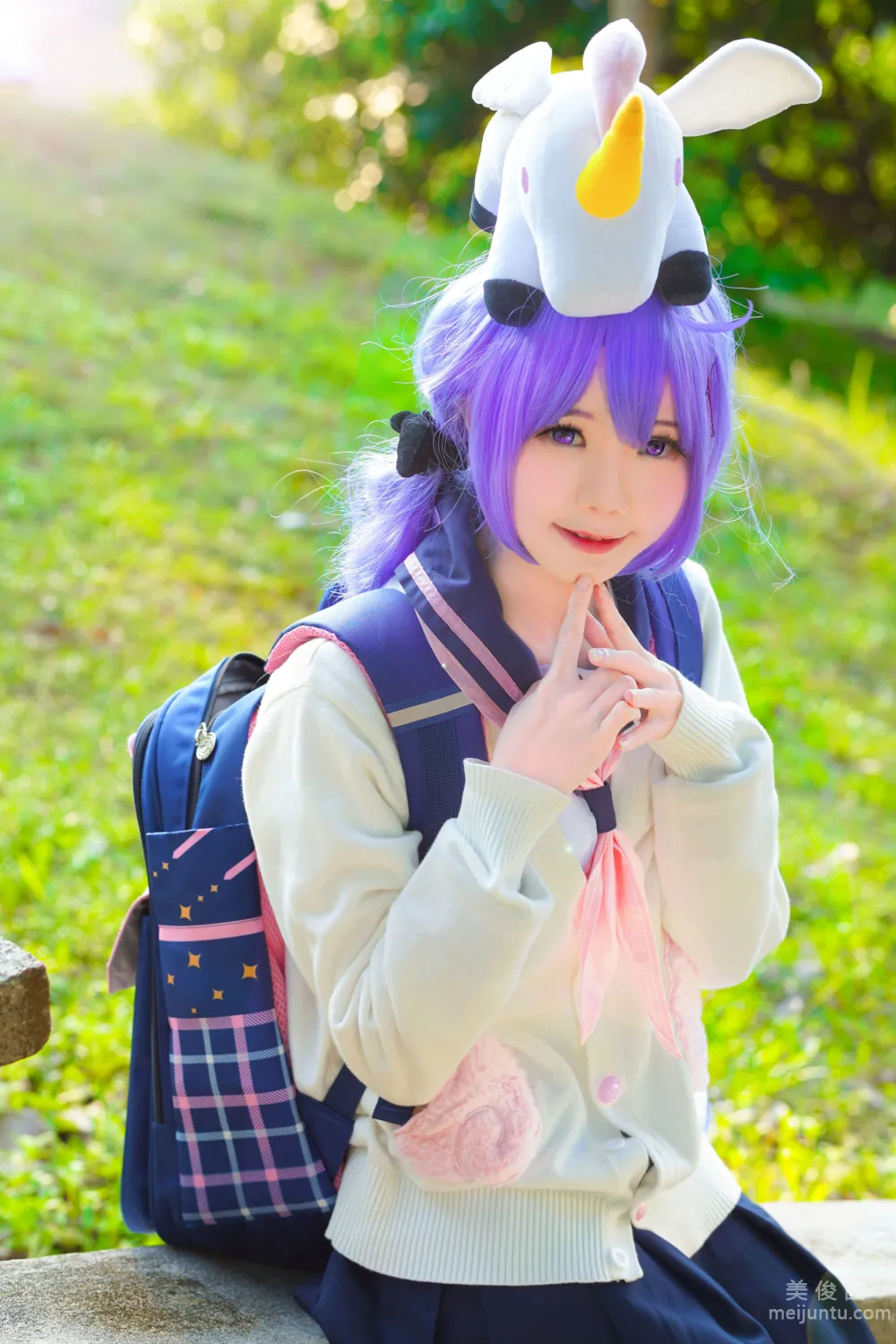 [网红COSER写真] Sally Dorasnow - Unicorn JK Set 套图20