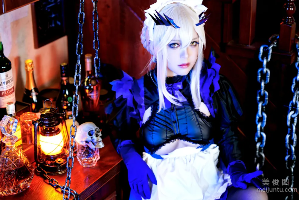 [网红COSER写真] 半半子 - LancerAlter Maid 套图3