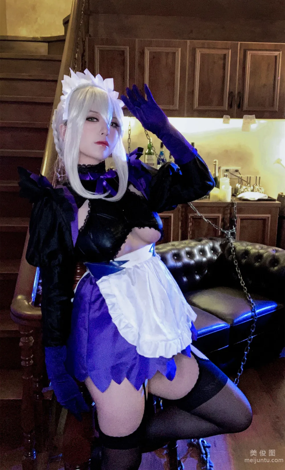 [网红COSER写真] 半半子 - LancerAlter Maid 套图54