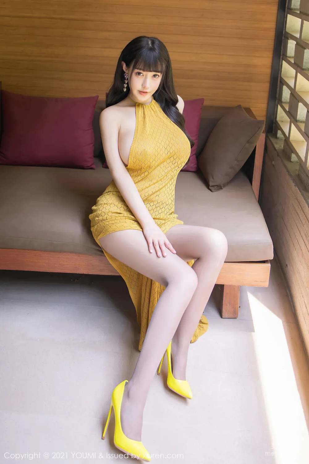 [尤蜜荟YouMi] Vol.676 朱可儿Flower - 黄色耀眼的长裙13