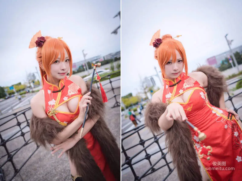 賢兒Sherry《愛琳：末神世界》可愛又性感的白之神愛夏cosplay??? - 圖片12