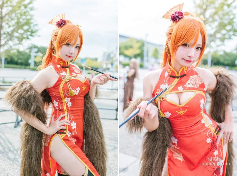 賢兒Sherry《愛琳：末神世界》可愛又性感的白之神愛夏cosplay??? - 圖片15