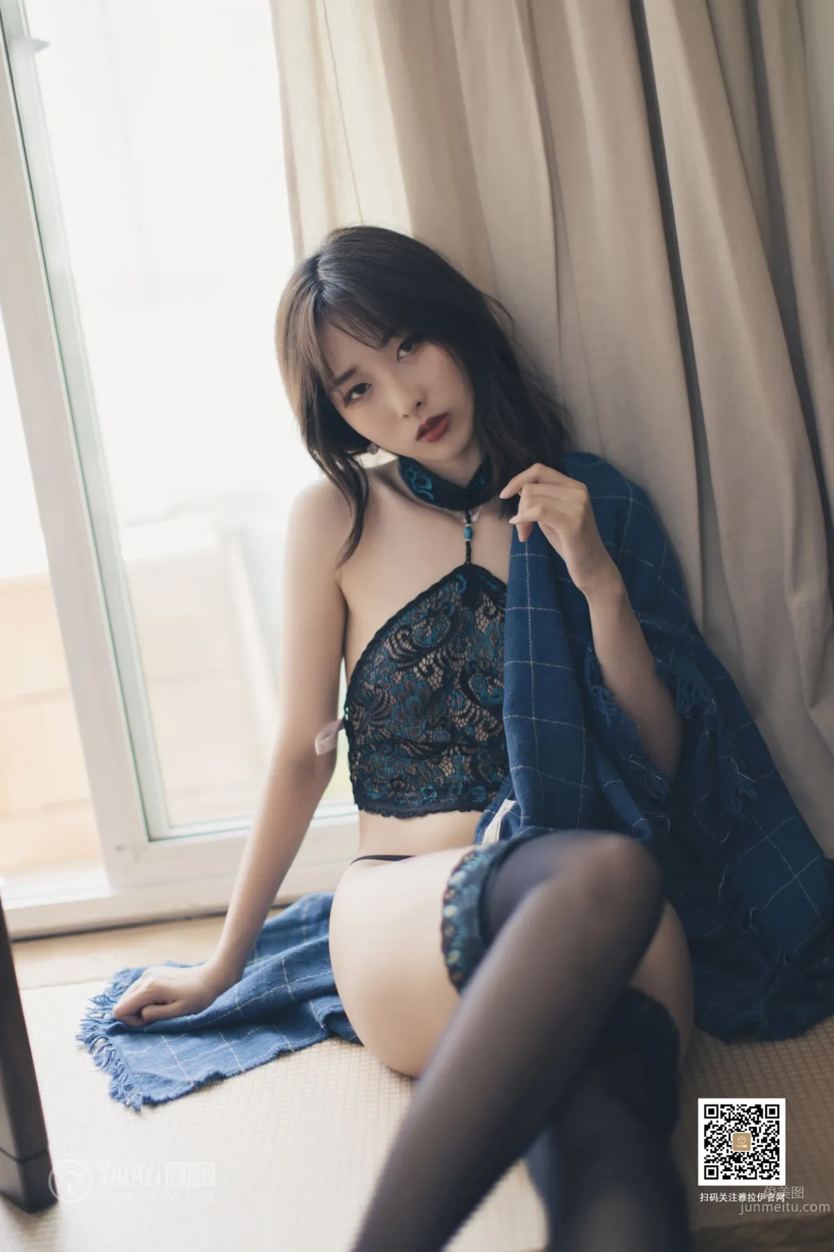 [YALAYI雅拉伊] 2019.09.07 No.393 丝情袜意 佳佳_43