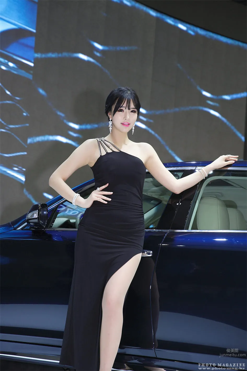 2015韩国国际车展气质美女崔星河_2