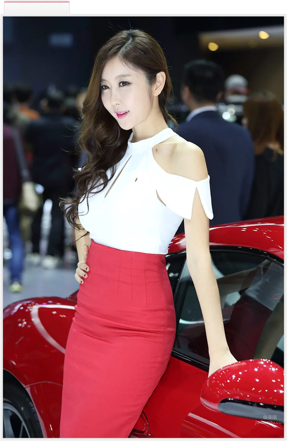 性感美女崔星雅2015韩国国际车展图片_33
