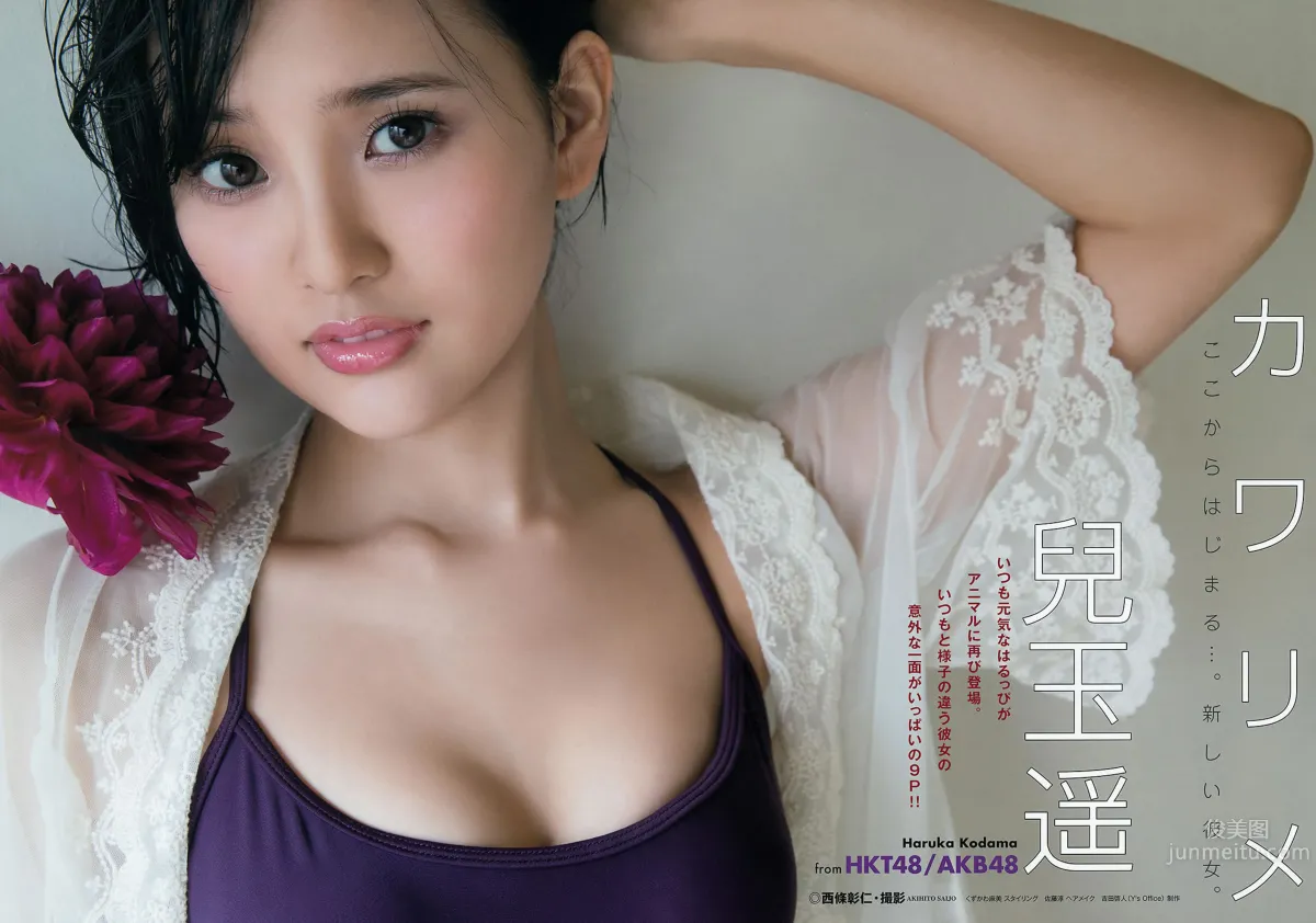 [Young Animal] 2015 No.20-21 福原遥 桜井えりな 兒玉遥 神志那結衣 HKT48 [45P]_6