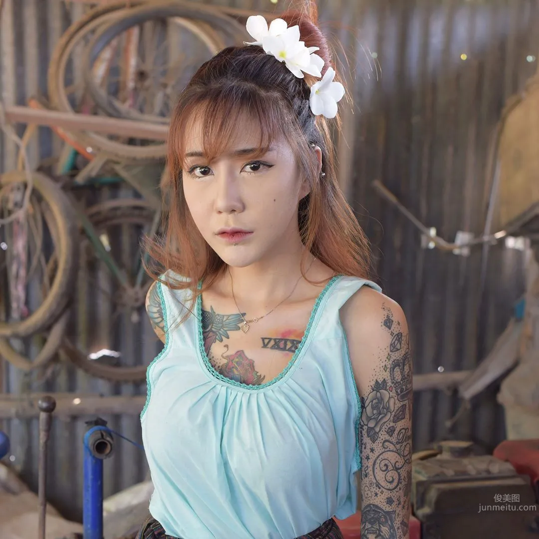 認識韓國個性美女刺青師 Nini 粗線條復古美式風格讓人好心動