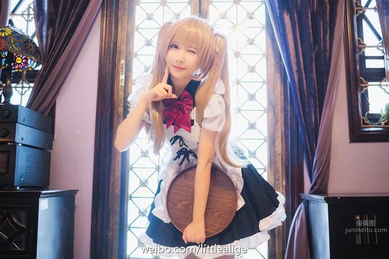 搞怪女孩矮乐多Aliga 突破次元之壁的coser_31