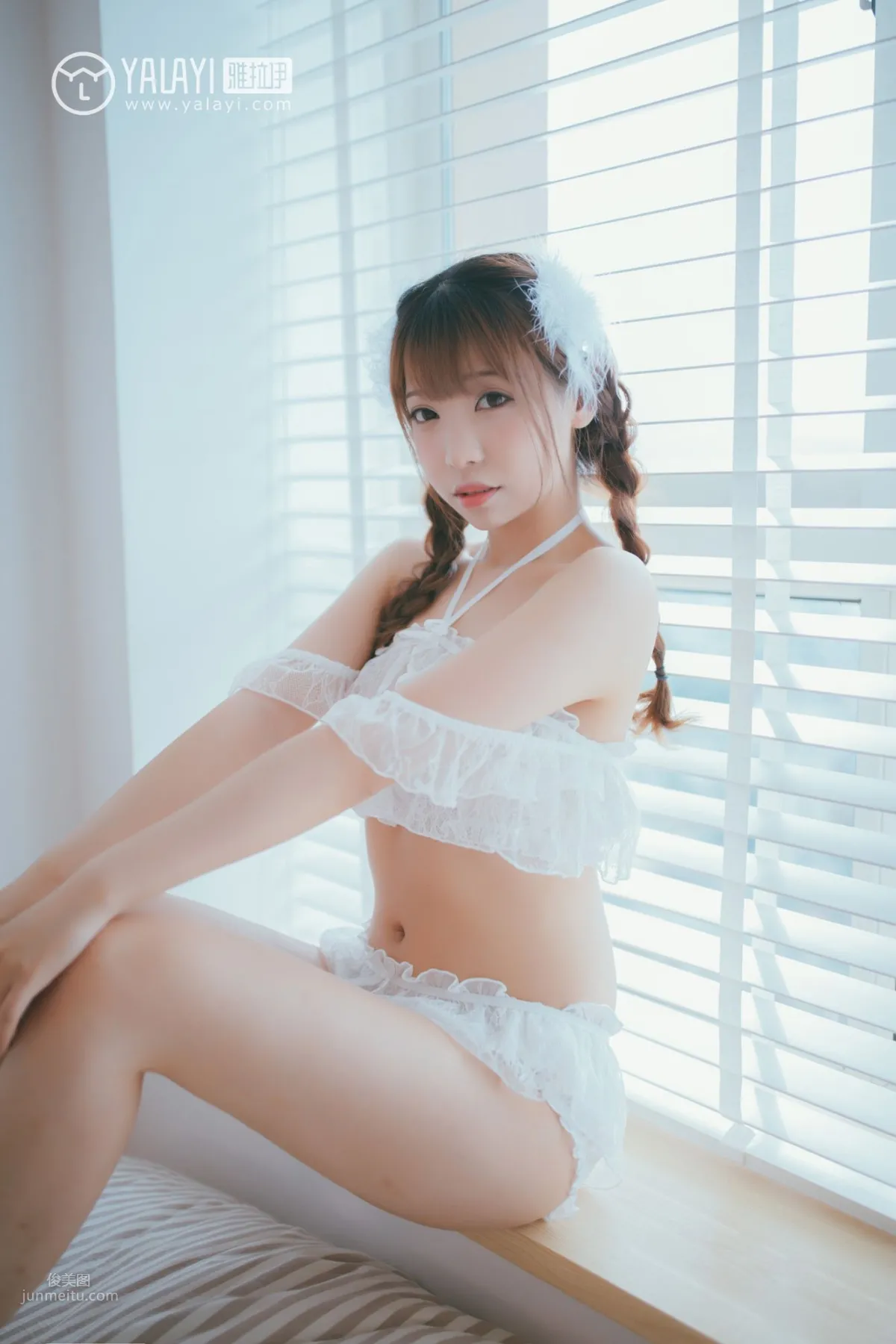 [YALAYI雅拉伊] 2019.03.20 No.061 白色桔梗花 水花儿_39