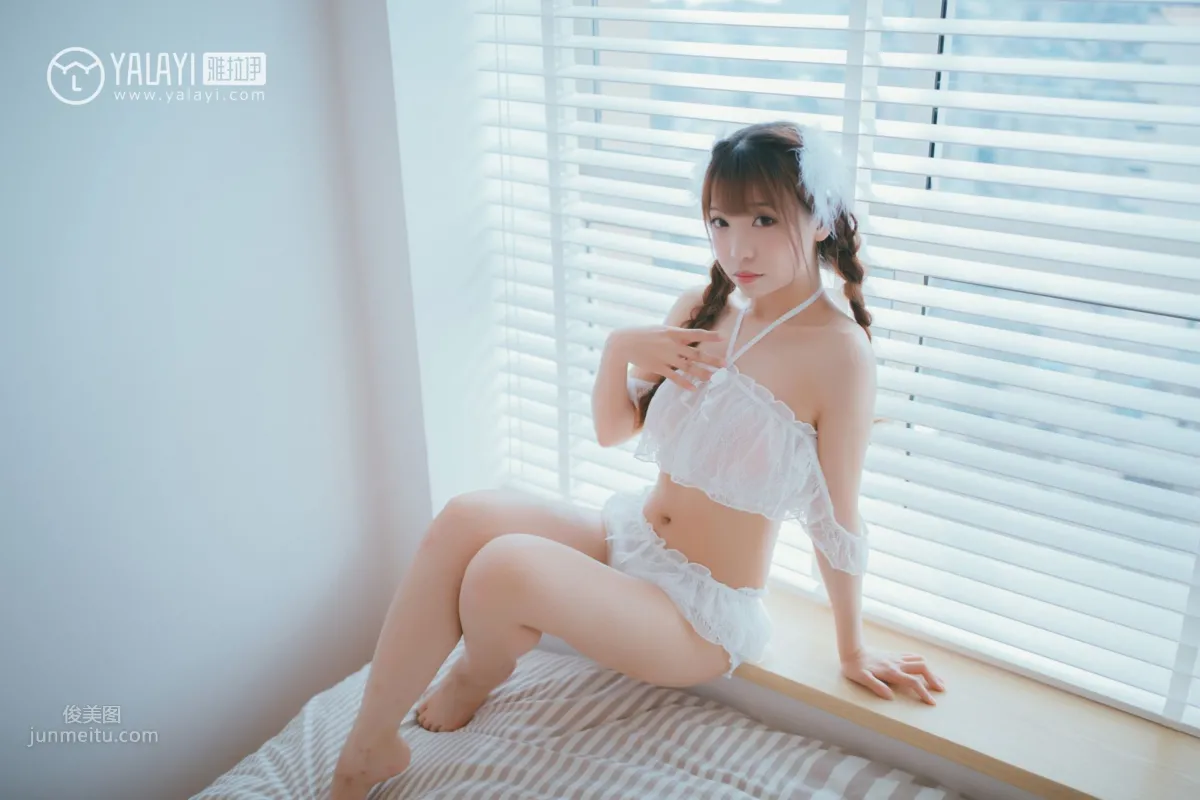 [YALAYI雅拉伊] 2019.03.20 No.061 白色桔梗花 水花儿_38