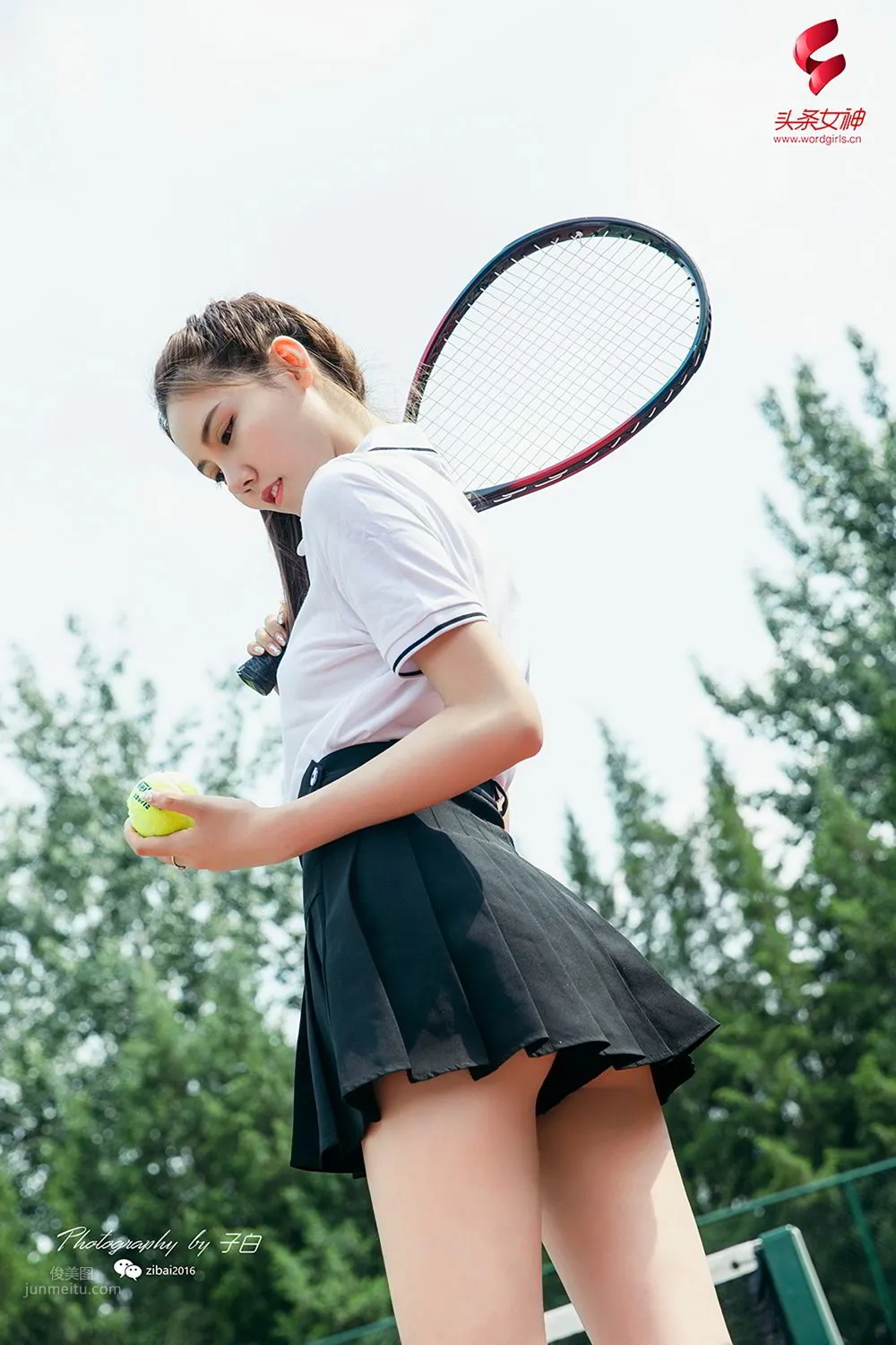 [TouTiao头条女神] 2019.07.13 我是网球美少女 莎伦_8