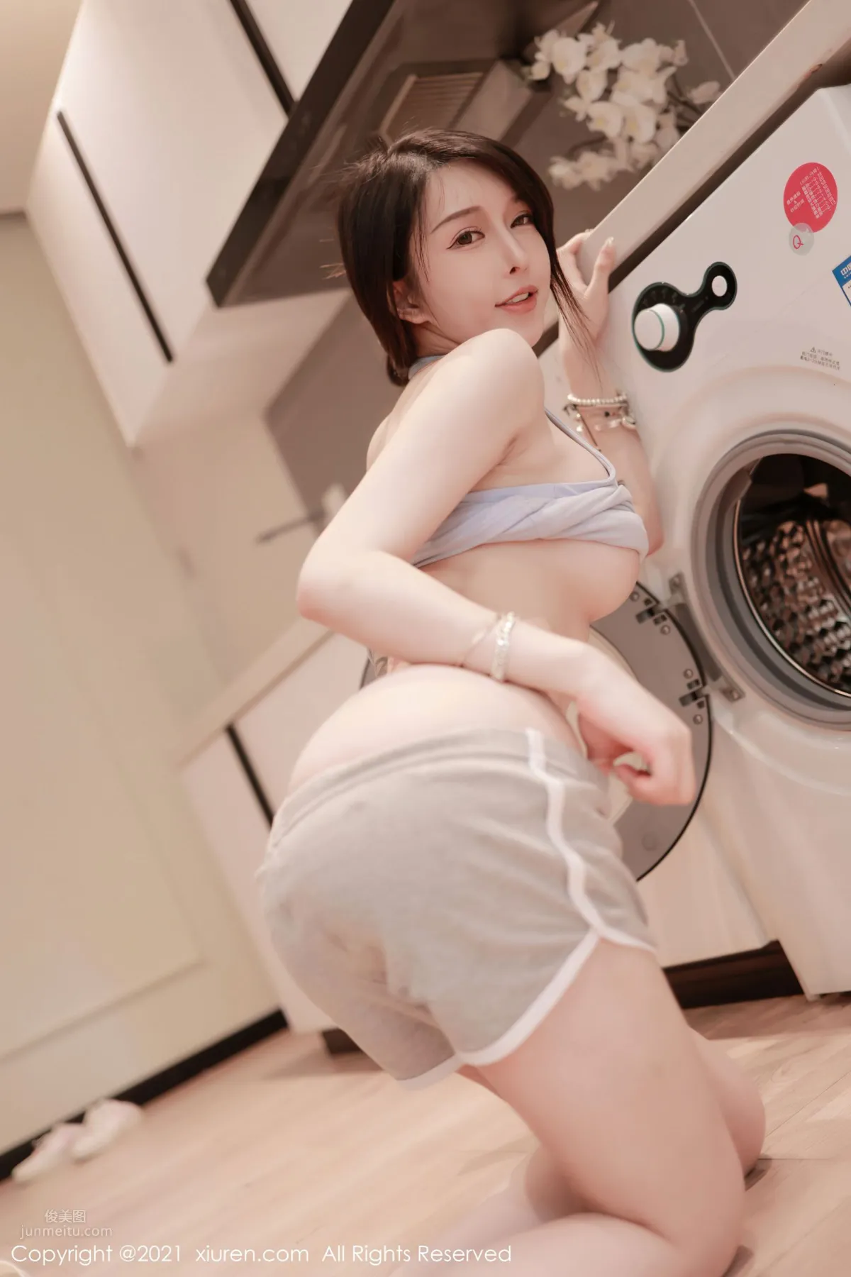 宅男女神玉兔miki 居家服饰女友视觉_24