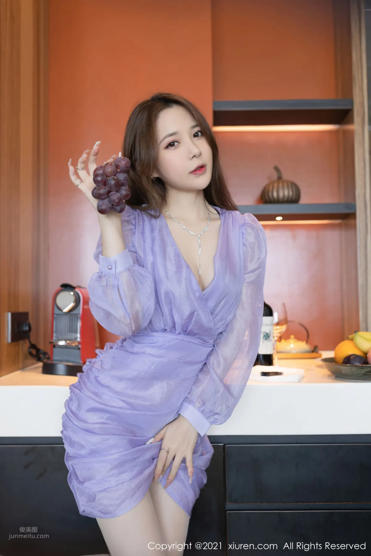 完美女友鱼子酱 浪漫软弱情迷紫色_13